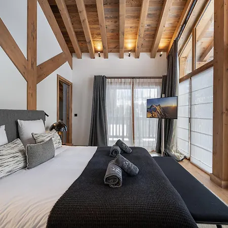 シャレー Neuf Avec Piscine, Sauna Et Proche Des Pistes A Village - Fr-1-562-49