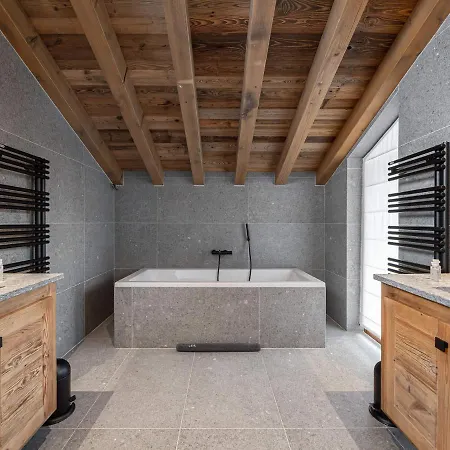 シャレー Neuf Avec Piscine, Sauna Et Proche Des Pistes A Village - Fr-1-562-49