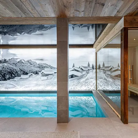 De Luxe Avec Piscine Et Sauna A Chalet *