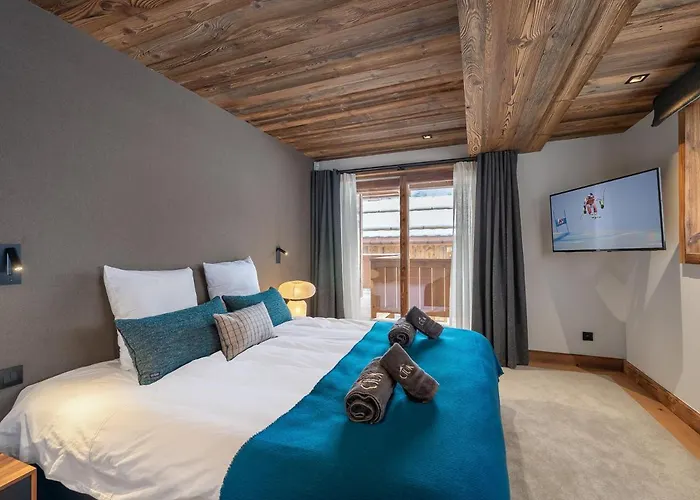 De Luxe Avec Piscine Et Sauna A - Fr-1-562-49 Dağ evi Courchevel