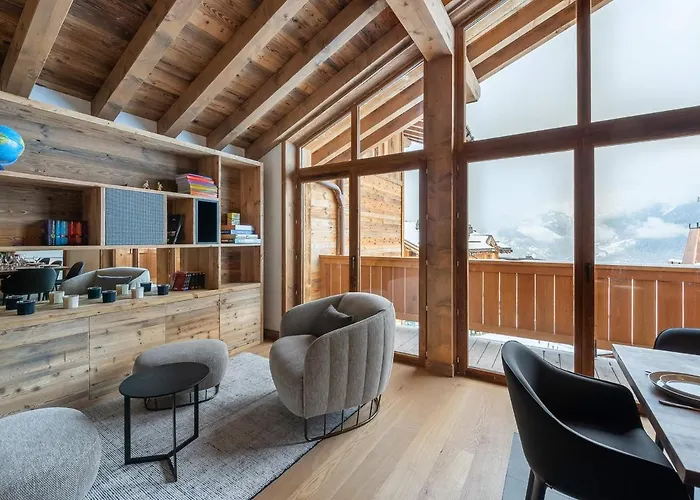 De Luxe Avec Piscine Et Sauna A - Fr-1-562-49 Dağ evi