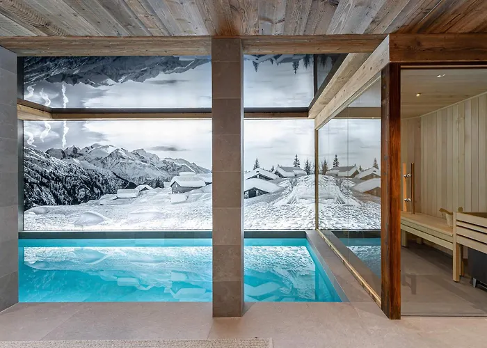 De Luxe Avec Piscine Et Sauna A - Fr-1-562-49 Chalet *